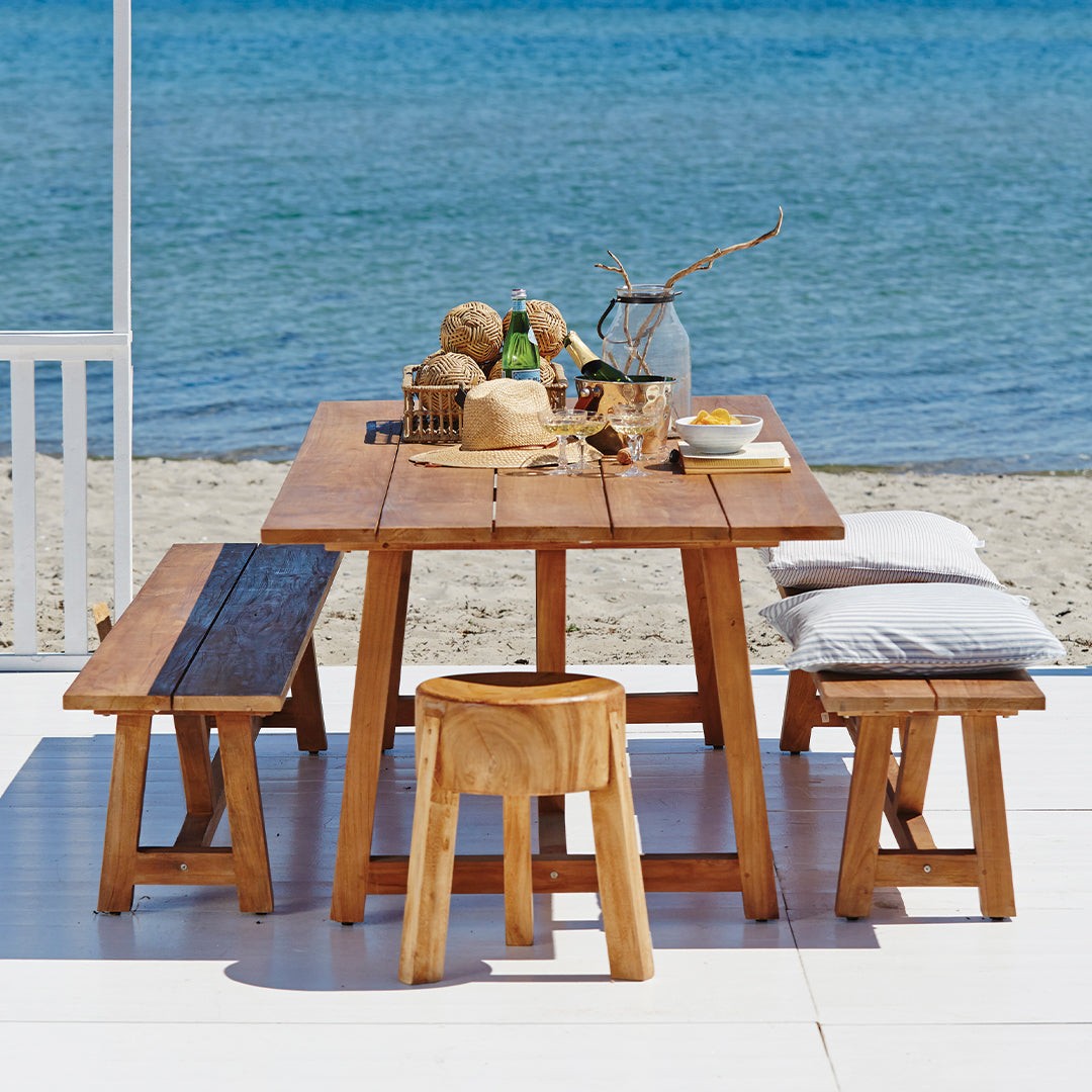 George Teak Bench