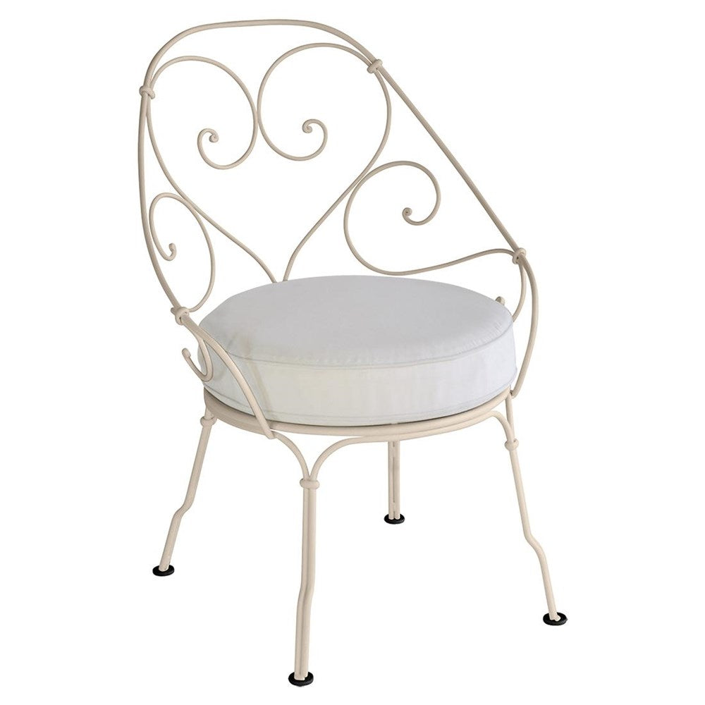 1900 CABRIOLET ARMCHAIR with OFF-WHITE CUSHION