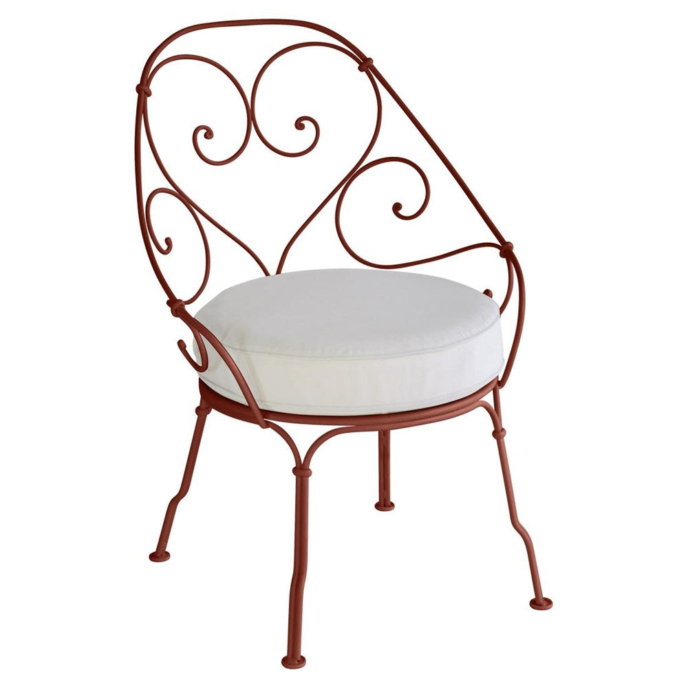 1900 CABRIOLET ARMCHAIR with OFF WHITE CUSHION