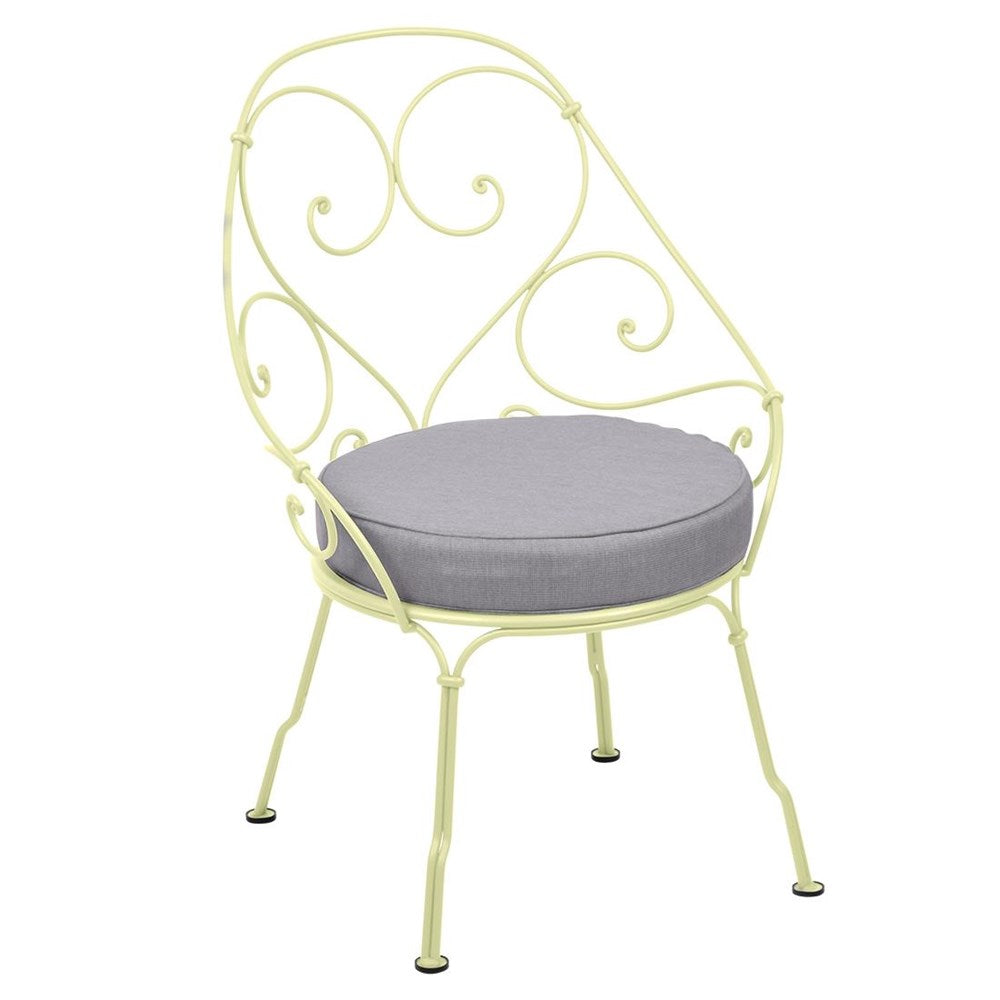 1900 CABRIOLET ARMCHAIR with FLANNEL GREY CUSHION