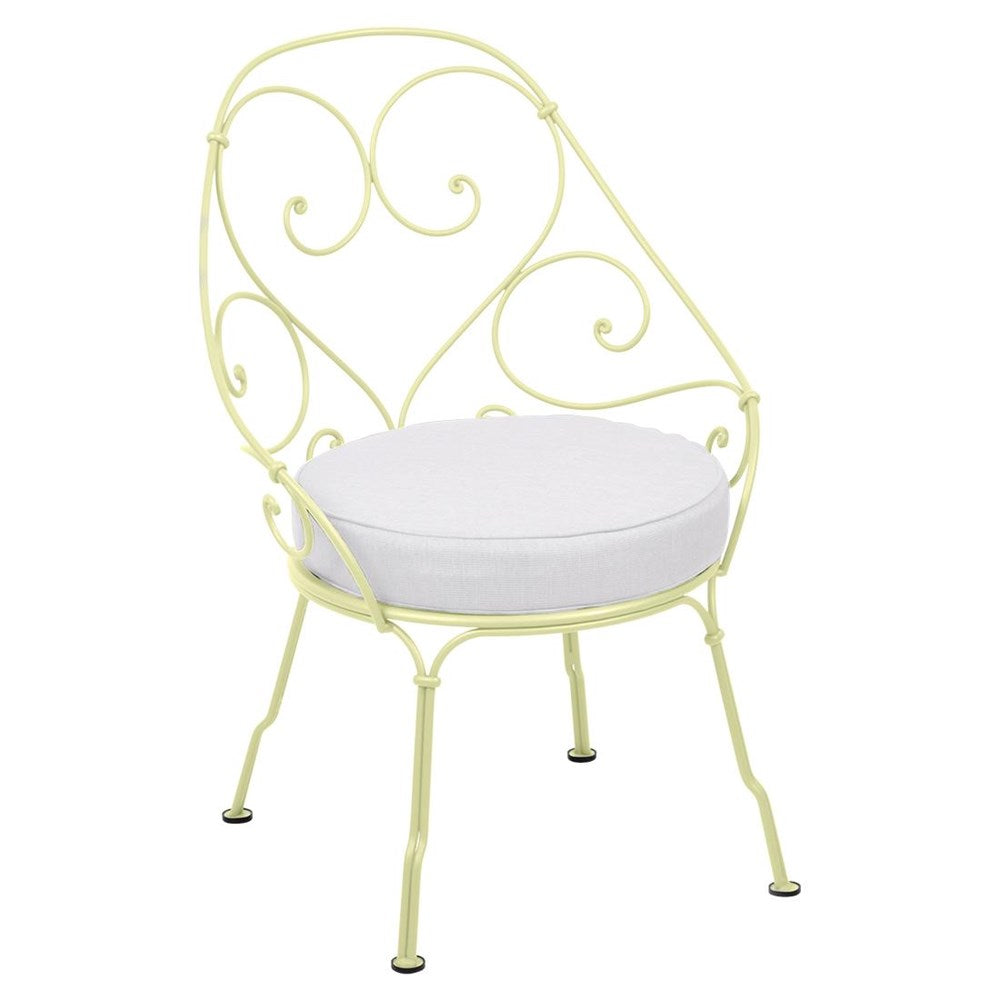 1900 CABRIOLET ARMCHAIR with OFF WHITE CUSHION