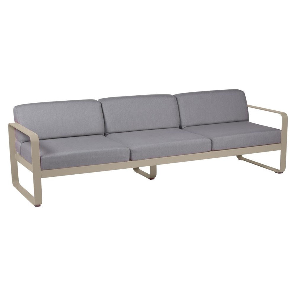 BELLEVIE 3-SEATER-FLANNEL GREY CUSHION