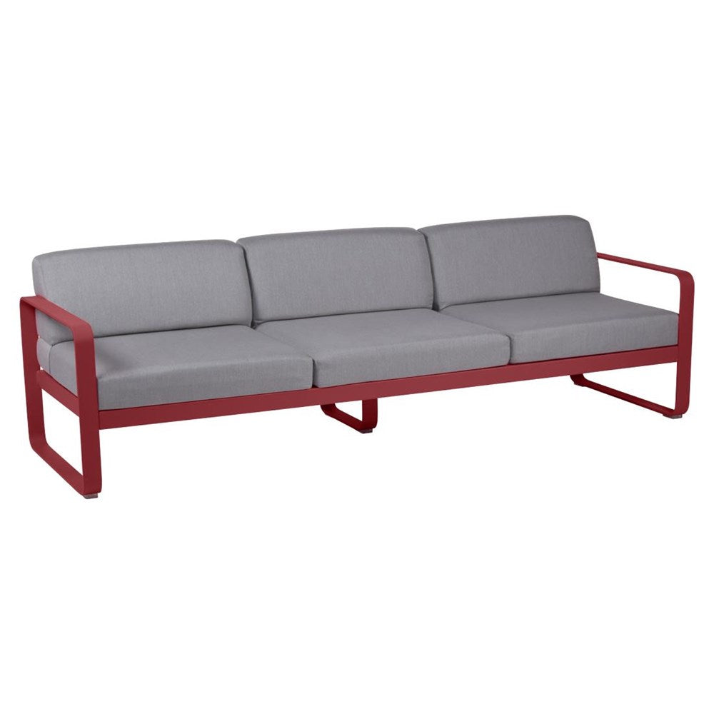 BELLEVIE 3-SEATER-FLANNEL GREY CUSHION