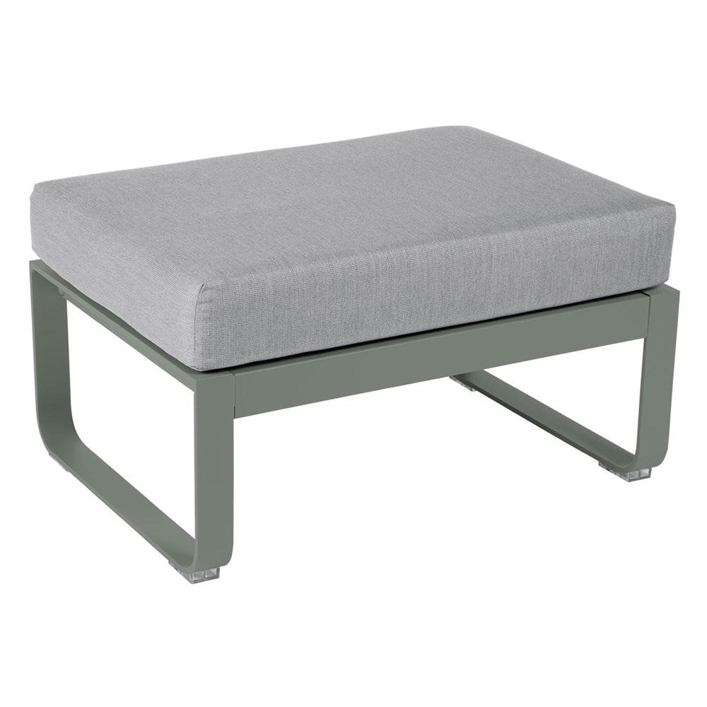 BELLEVIE 1-SEATER OTTOMAN-FLANNEL GREY CUSHION