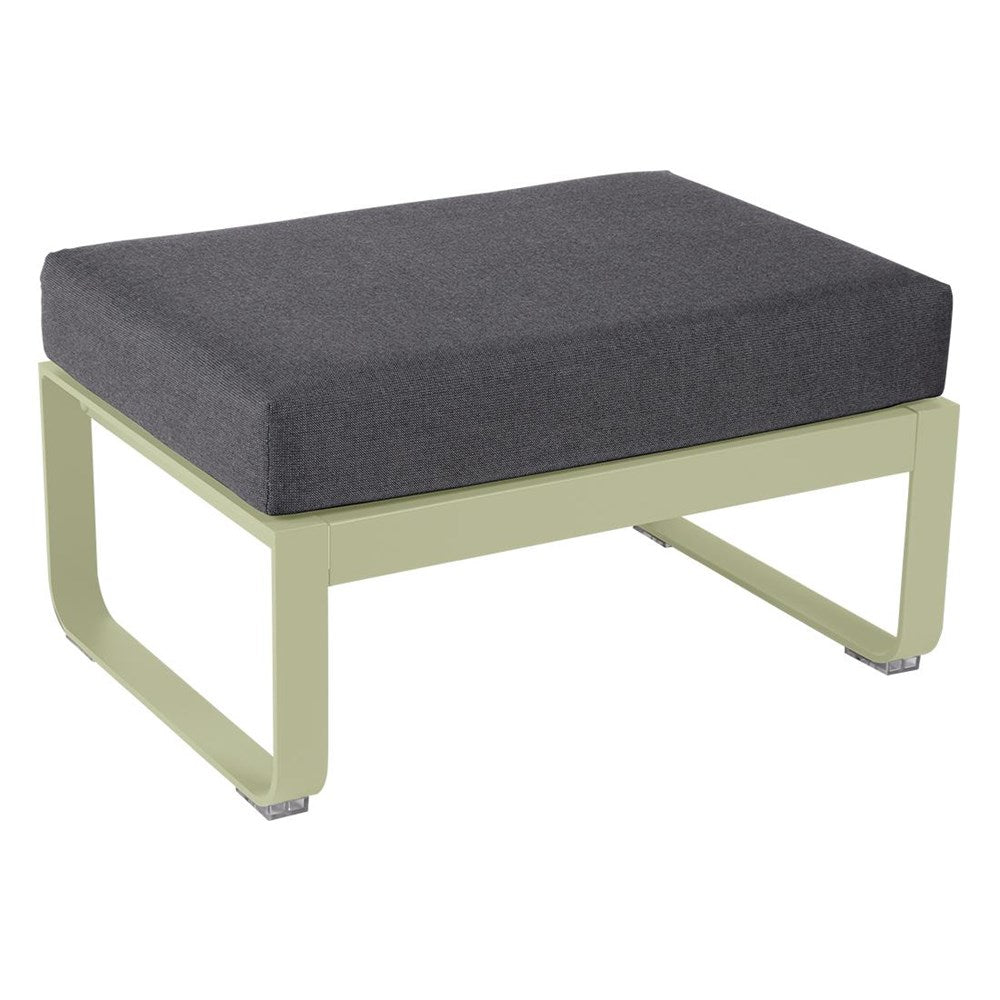 BELLEVIE 1-SEATER OTTOMAN-FLANNEL GREY CUSHION