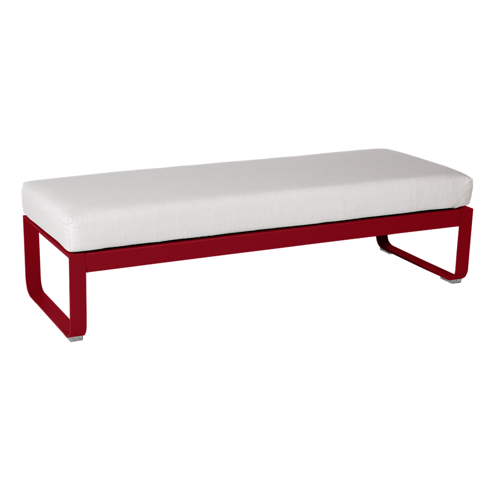 BELLEVIE 2-SEATER OTTOMAN-OFF WHITE CUSHION