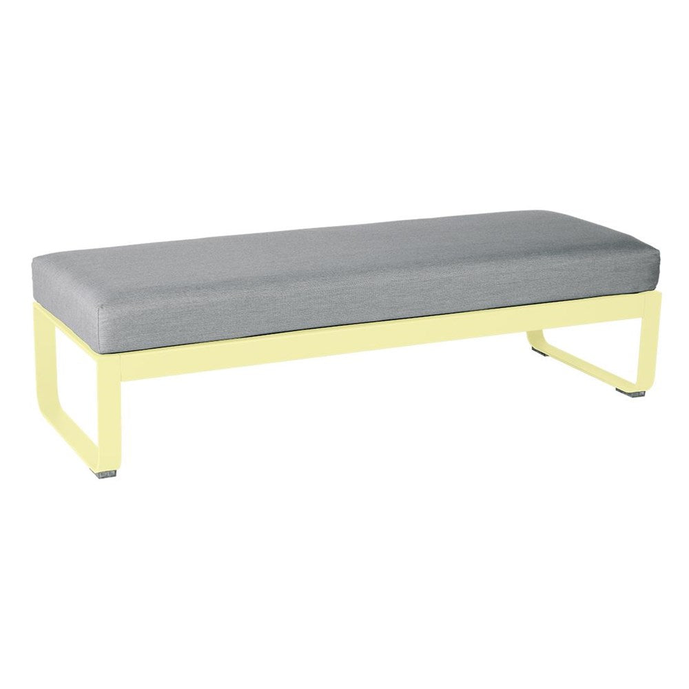 BELLEVIE 2-SEATER OTTOMAN-FLANNEL GREY CUSHION