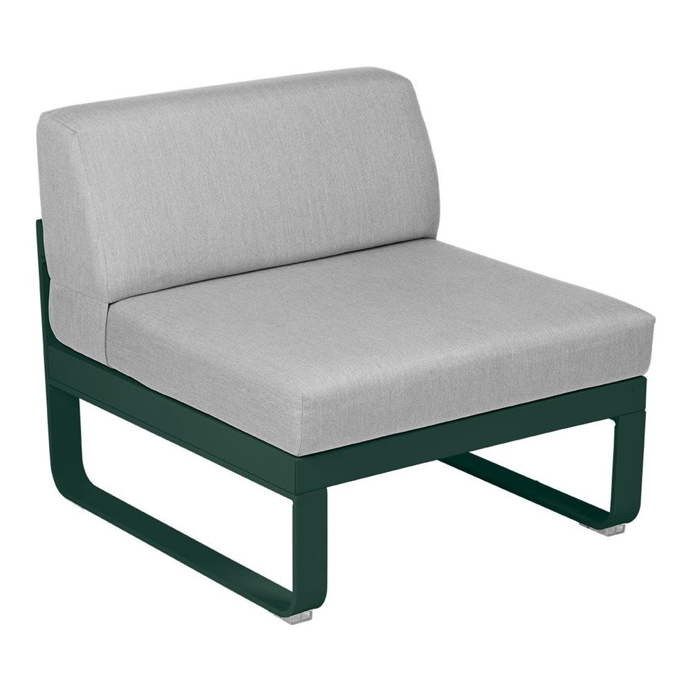 BELLEVIE 1-SEATER CENTRAL MODULE-FLANNEL GREY CUSHION
