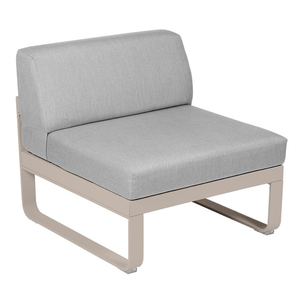 BELLEVIE 1-SEATER CENTRAL MODULE-FLANNEL GREY CUSHION