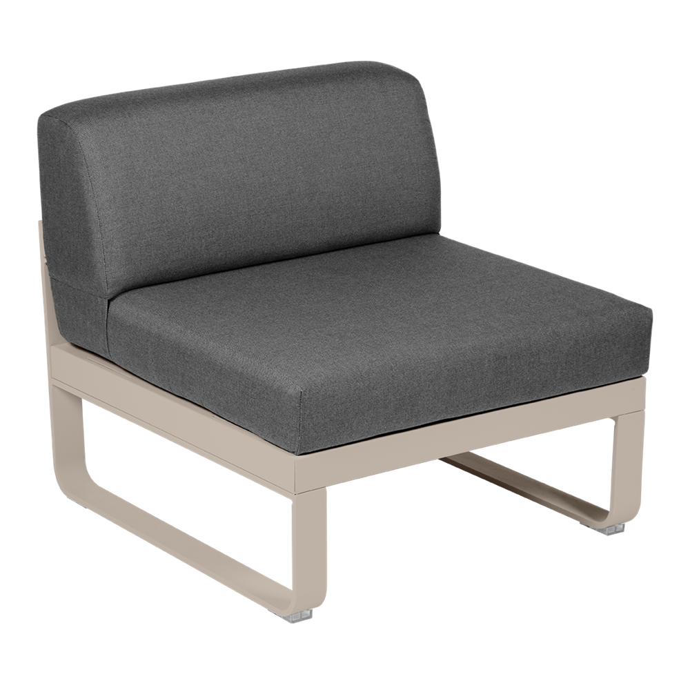 BELLEVIE 1-SEATER CENTRAL MODULE-GRAPHITE GREY CUSHION