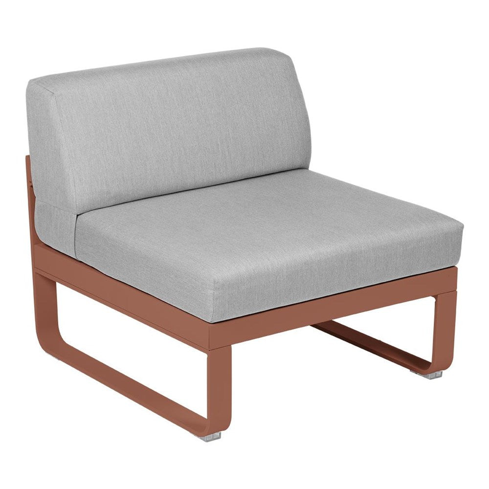 BELLEVIE 1-SEATER CENTRAL MODULE-FLANNEL GREY CUSHION