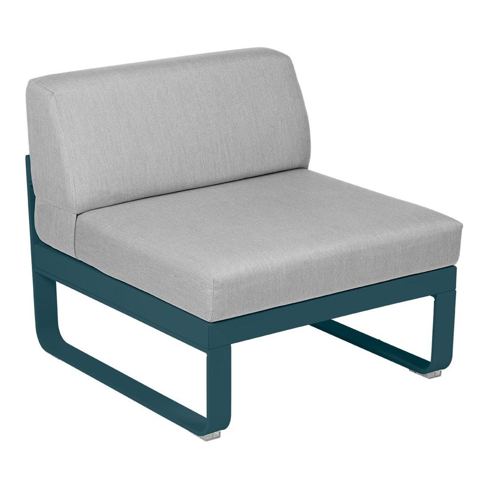 BELLEVIE 1-SEATER CENTRAL MODULE-FLANNEL GREY CUSHION