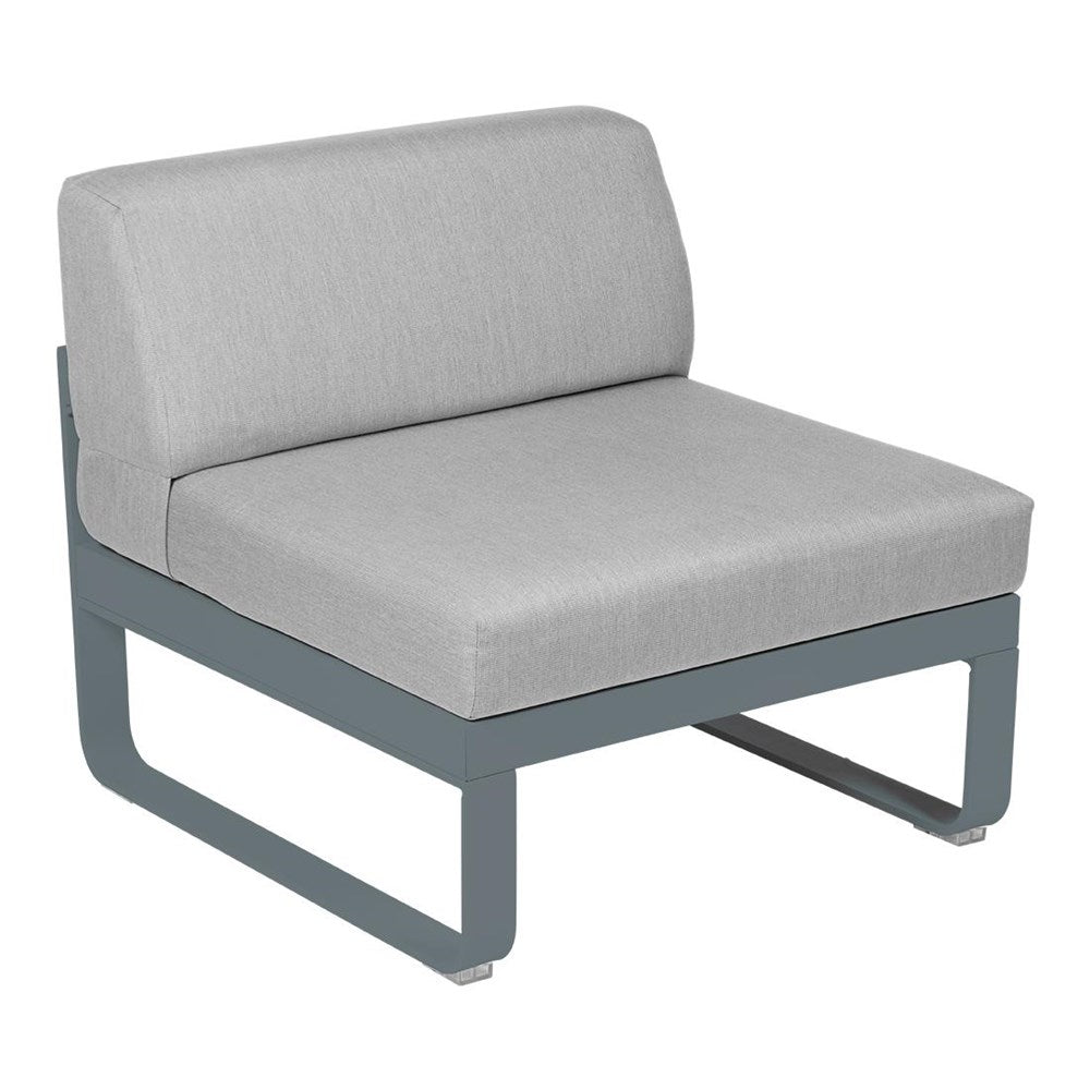BELLEVIE 1-SEATER CENTRAL MODULE-FLANNEL GREY CUSHION