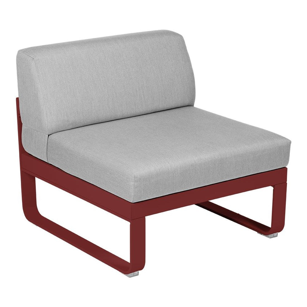 BELLEVIE 1-SEATER CENTRAL MODULE-FLANNEL GREY CUSHION