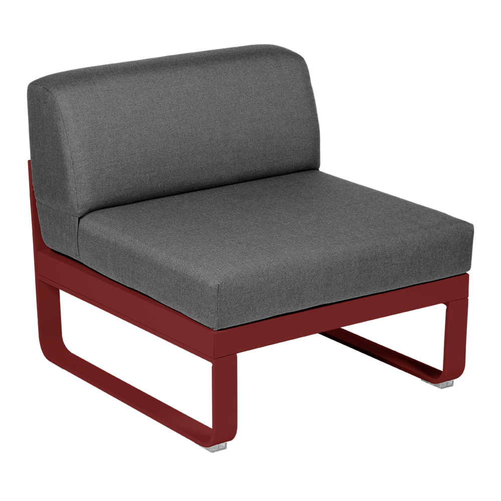 BELLEVIE 1-SEATER CENTRAL MODULE-GRAPHITE GREY CUSHION