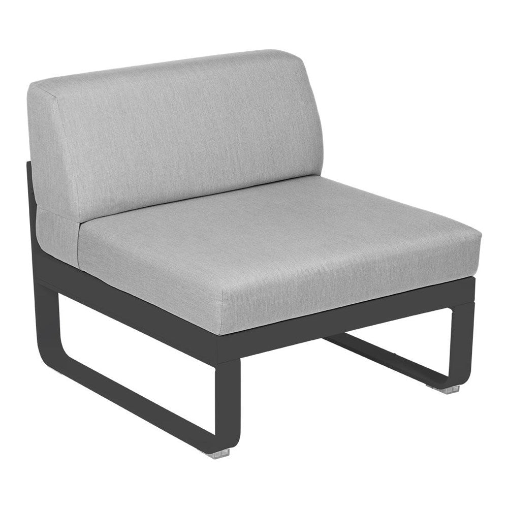 BELLEVIE 1-SEATER CENTRAL MODULE-FLANNEL GREY CUSHION
