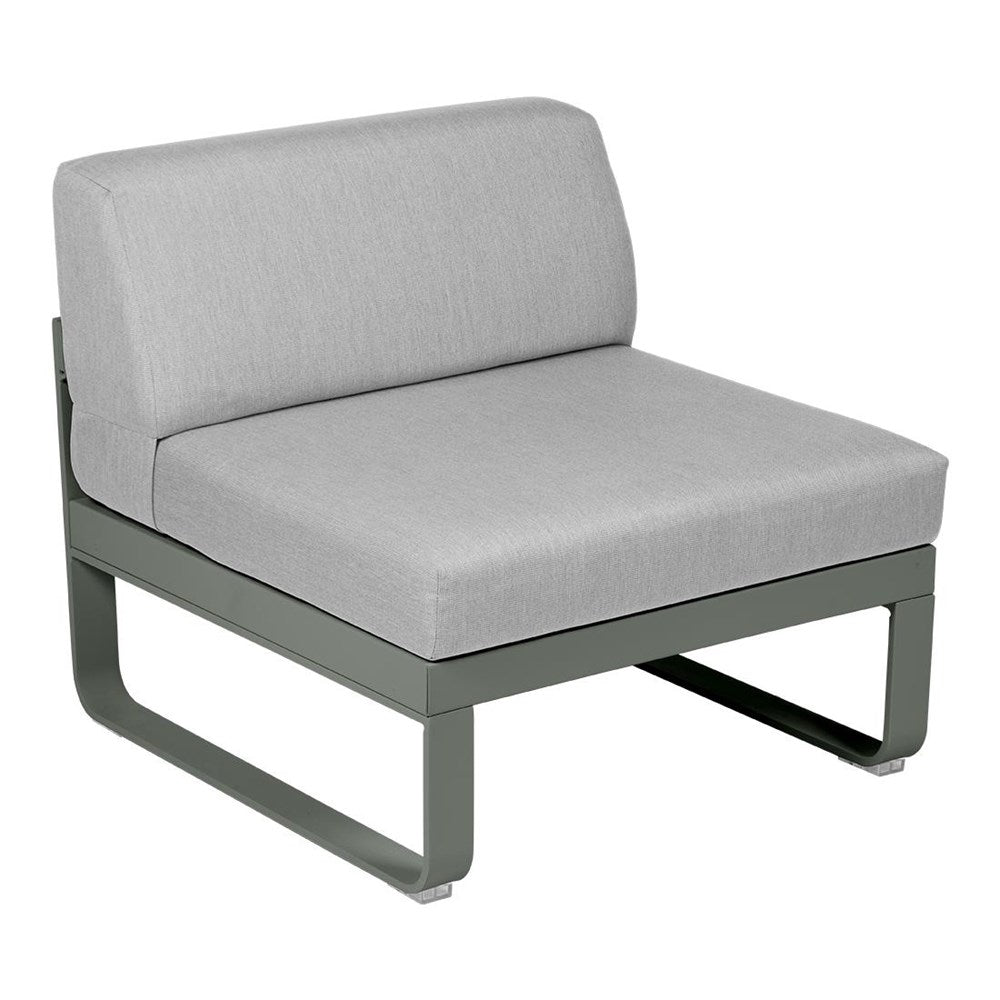 BELLEVIE 1-SEATER CENTRAL MODULE-FLANNEL GREY CUSHION