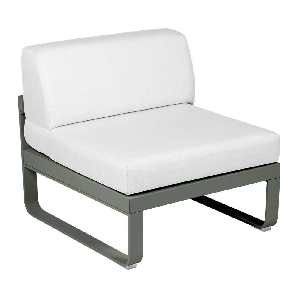 BELLEVIE 1-SEATER CENTRAL MODULE-OFF WHITE CUSHION