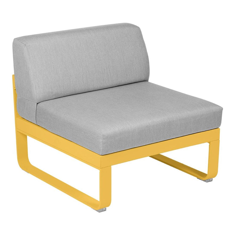 BELLEVIE 1-SEATER CENTRAL MODULE-FLANNEL GREY CUSHION