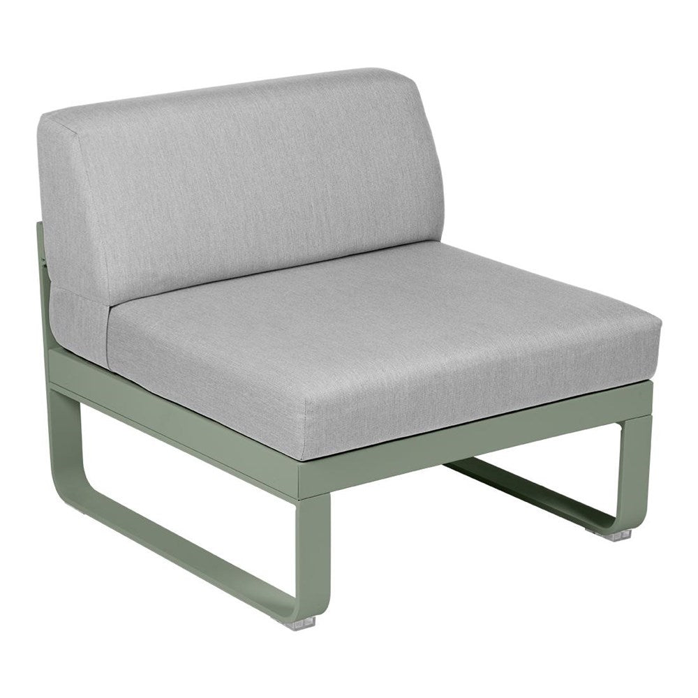 BELLEVIE 1-SEATER CENTRAL MODULE-FLANNEL GREY CUSHION
