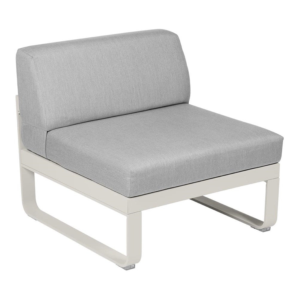 BELLEVIE 1-SEATER CENTRAL MODULE-FLANNEL GREY CUSHION