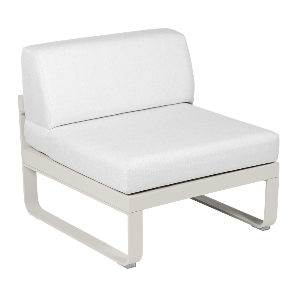 BELLEVIE 1-SEATER CENTRAL MODULE-OFF WHITE CUSHION