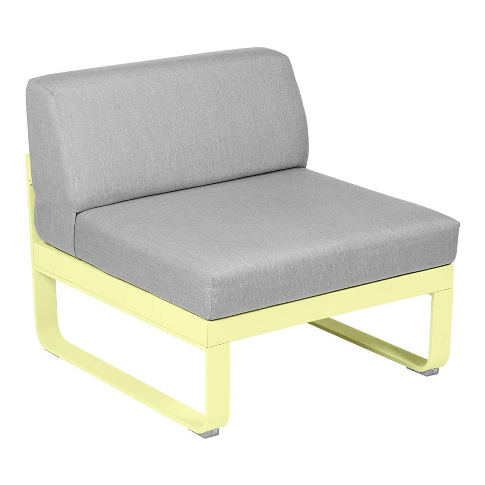 BELLEVIE 1-SEATER CENTRAL MODULE-FLANNEL GREY CUSHION