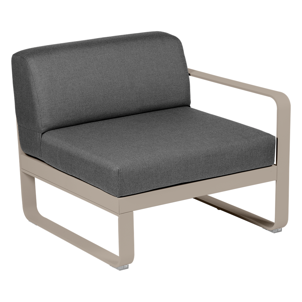 BELLEVIE 1-SEATER RIGHT MODULE-GRAPHITE GREY CUSHION