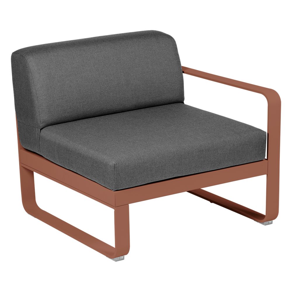 BELLEVIE 1-SEATER RIGHT MODULE-GRAPHITE GREY CUSHION