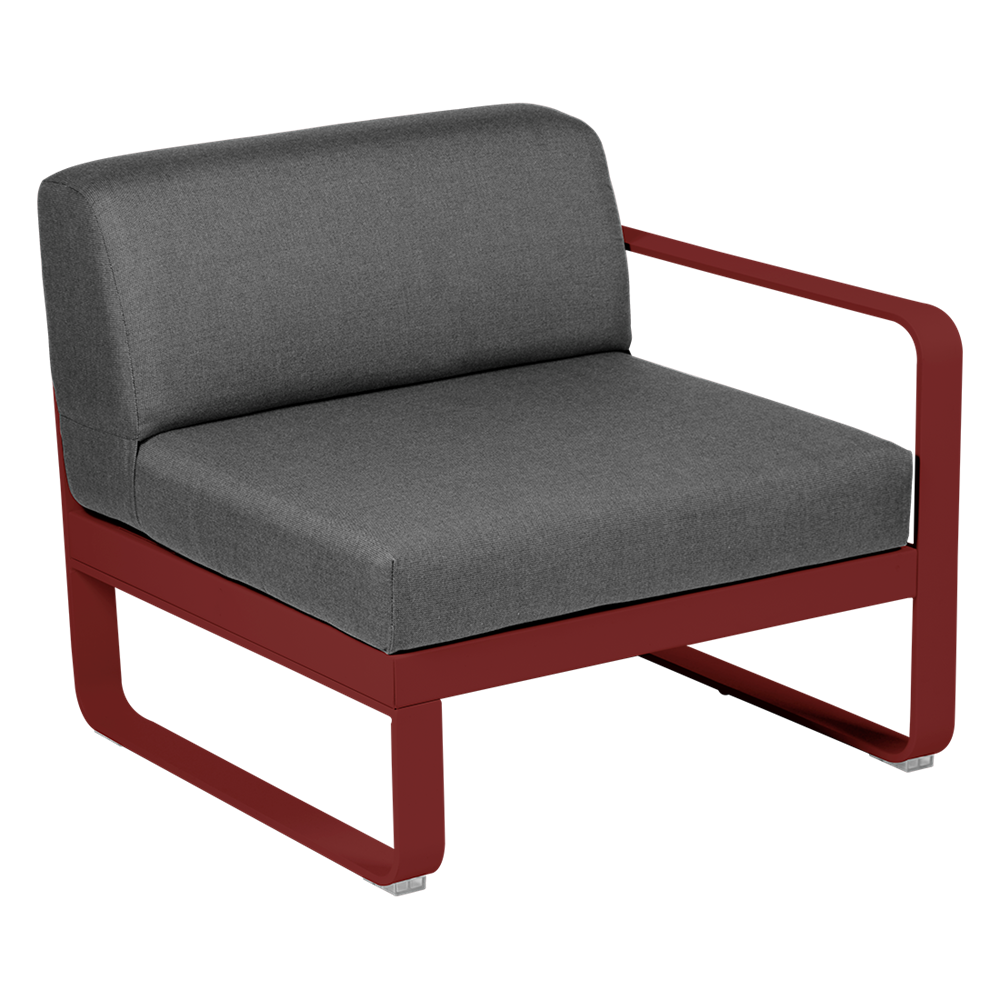 BELLEVIE 1-SEATER RIGHT MODULE-GRAPHITE GREY CUSHION