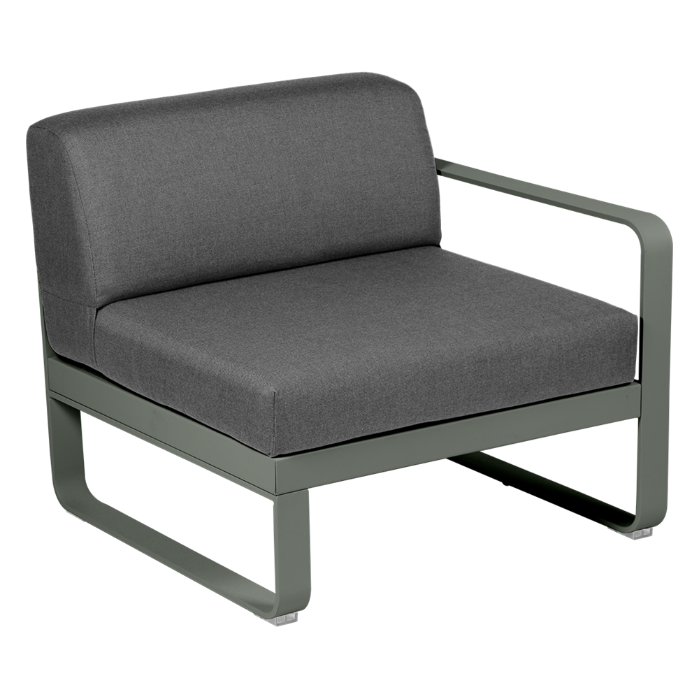 BELLEVIE 1-SEATER RIGHT MODULE-GRAPHITE GREY CUSHION
