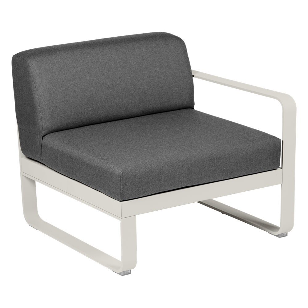 BELLEVIE 1-SEATER RIGHT MODULE-GRAPHITE GREY CUSHION