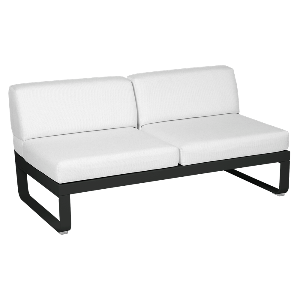 BELLEVIE 2-SEATER CLUB SOFA-FLANNEL GREY CUSHION