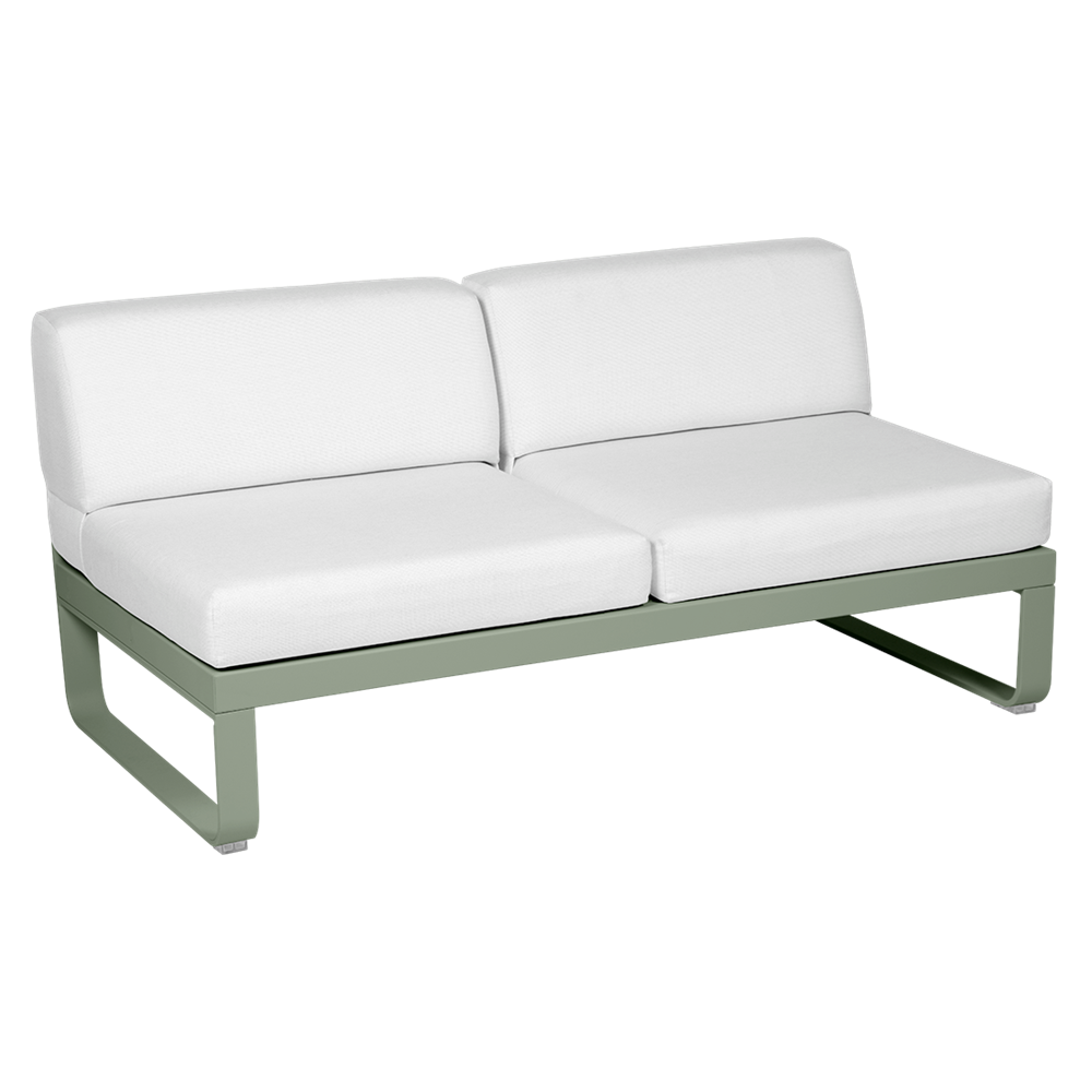 BELLEVIE 2-SEATER CLUB SOFA-FLANNEL GREY CUSHION