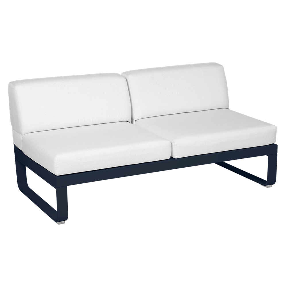 BELLEVIE 2-SEATER CLUB SOFA-FLANNEL GREY CUSHION