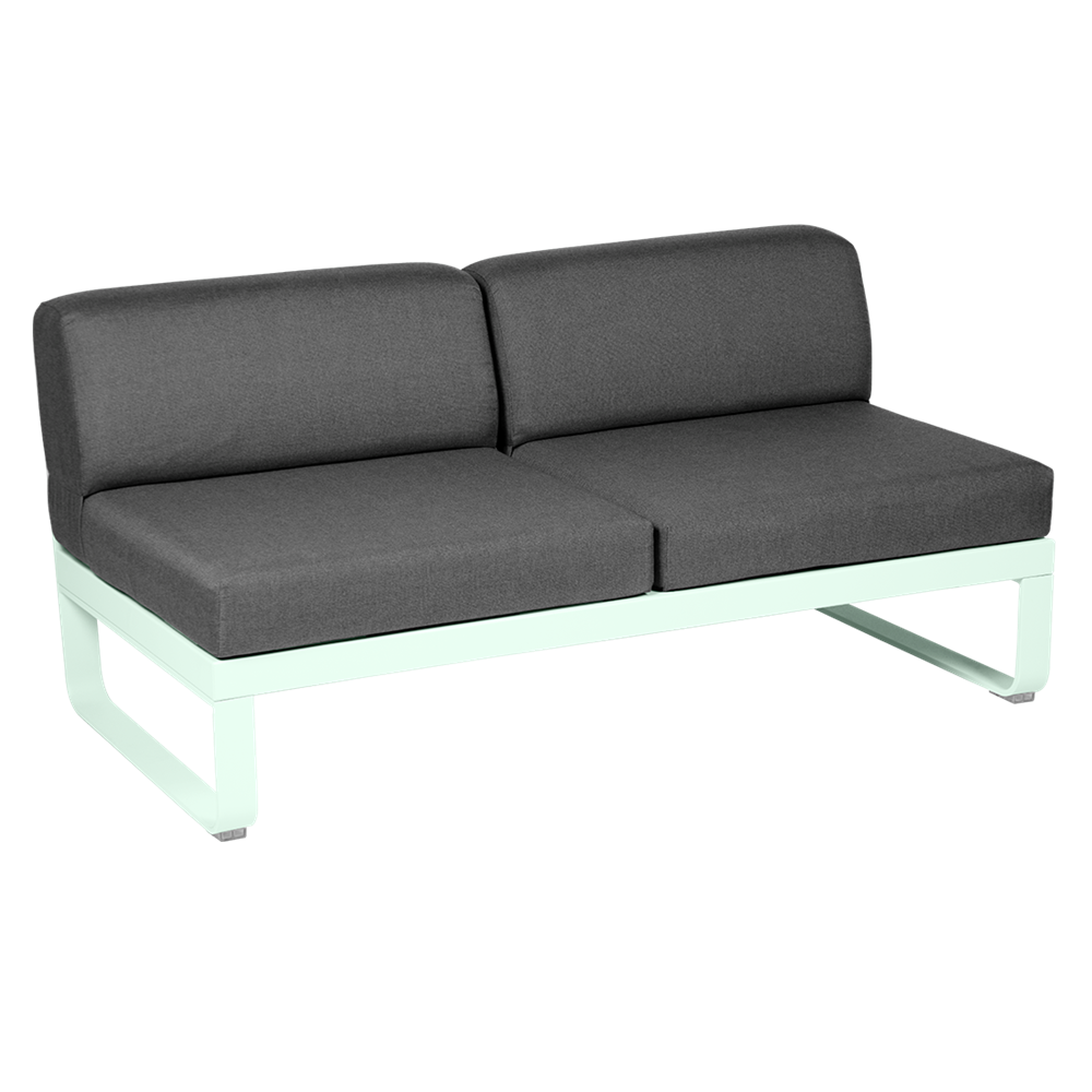 BELLEVIE 2-SEATER CENTRAL MODULE-GRAPHITE GREY CUSHION
