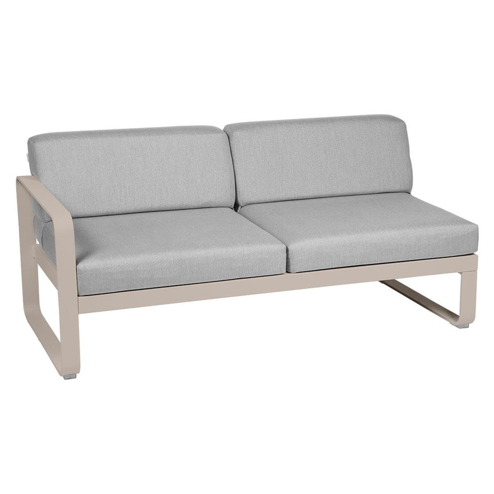 BELLEVIE 2-SEATER LEFT MODULE-FLANNEL GREY CUSHION