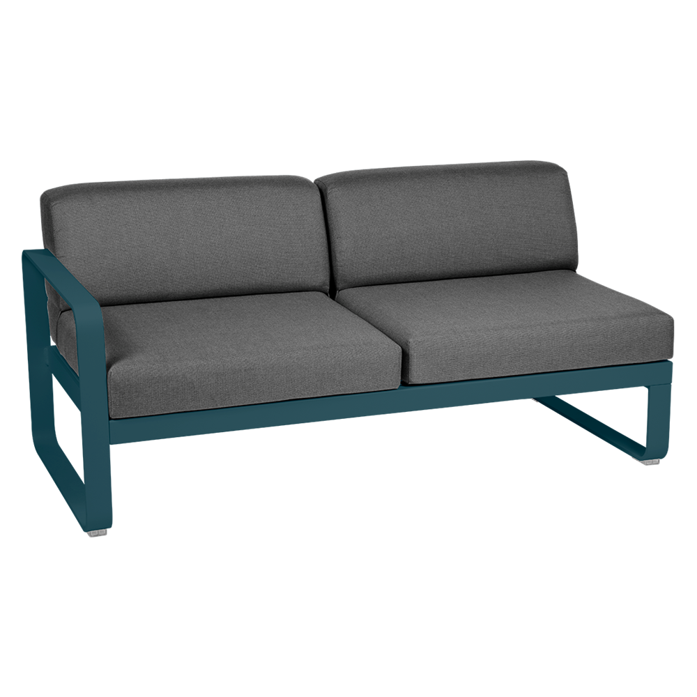 BELLEVIE 2-SEATER LEFT MODULE-GRAPHITE GREY CUSHION