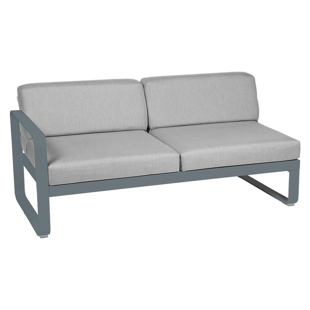 BELLEVIE 2-SEATER LEFT MODULE-FLANNEL GREY CUSHION