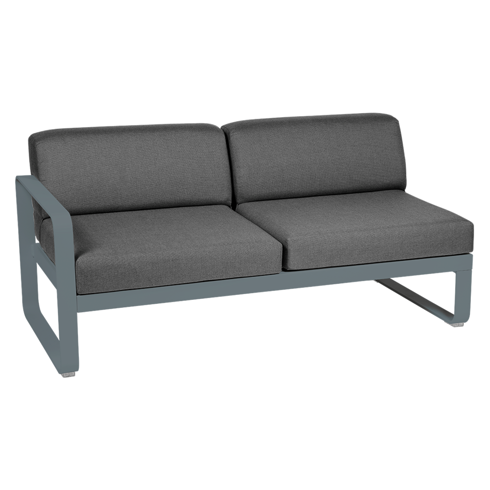 BELLEVIE 2-SEATER LEFT MODULE-GRAPHITE GREY CUSHION
