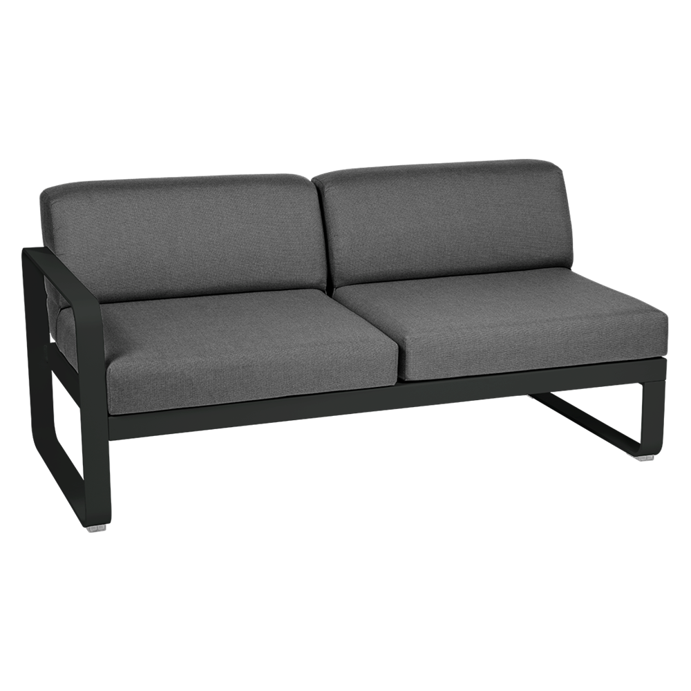BELLEVIE 2-SEATER LEFT MODULE-GRAPHITE GREY CUSHION