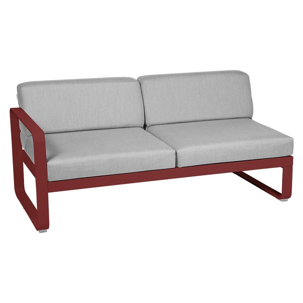 BELLEVIE 2-SEATER LEFT MODULE-FLANNEL GREY CUSHION