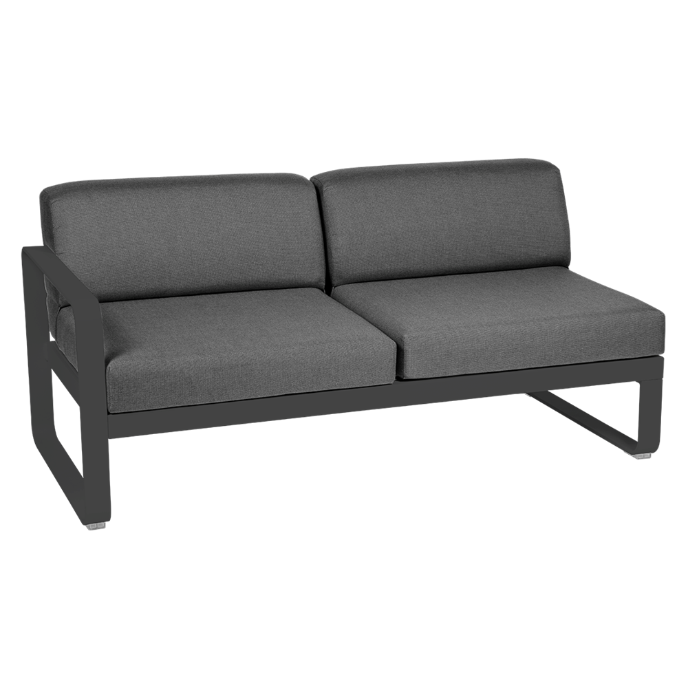BELLEVIE 2-SEATER LEFT MODULE-GRAPHITE GREY CUSHION