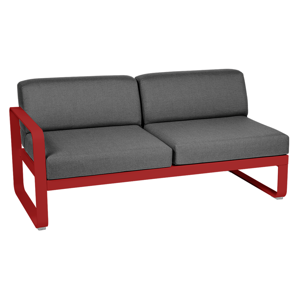 BELLEVIE 2-SEATER LEFT MODULE-GRAPHITE GREY CUSHION