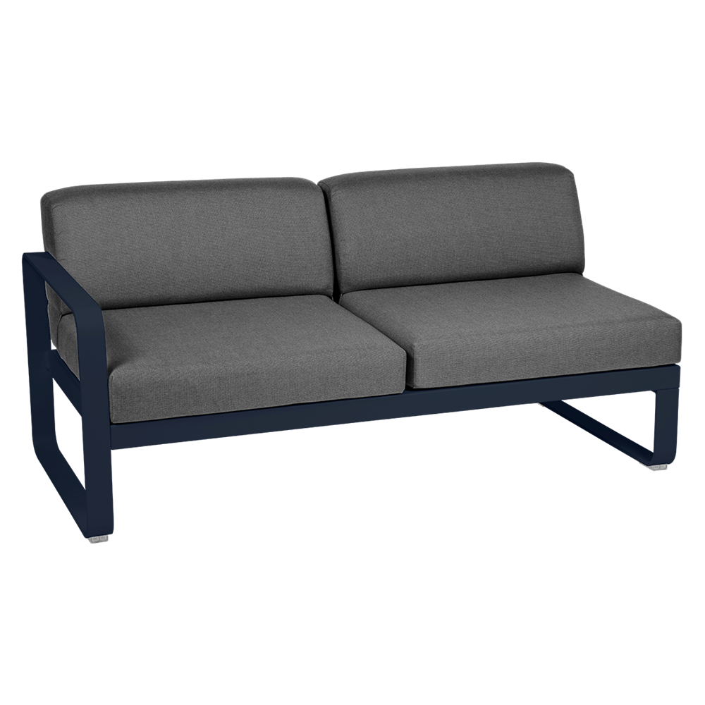BELLEVIE 2-SEATER LEFT MODULE-GRAPHITE GREY CUSHION