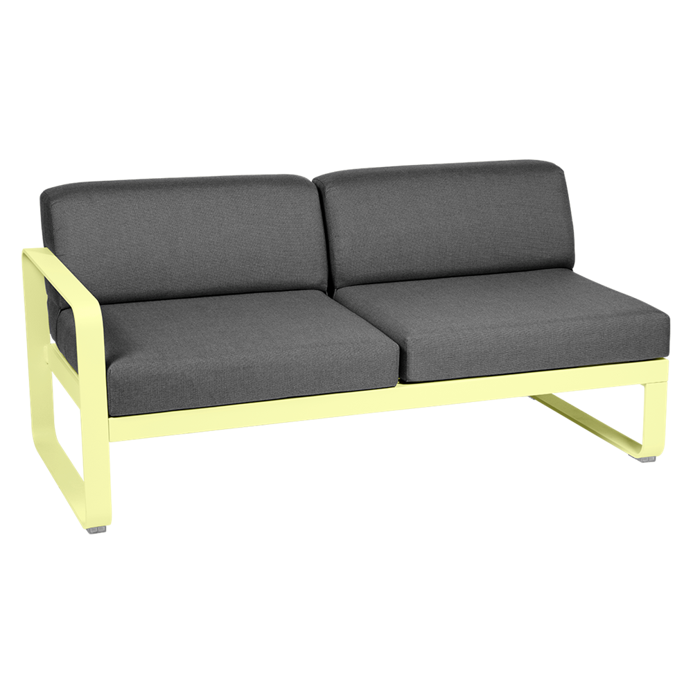BELLEVIE 2-SEATER LEFT MODULE-GRAPHITE GREY CUSHION