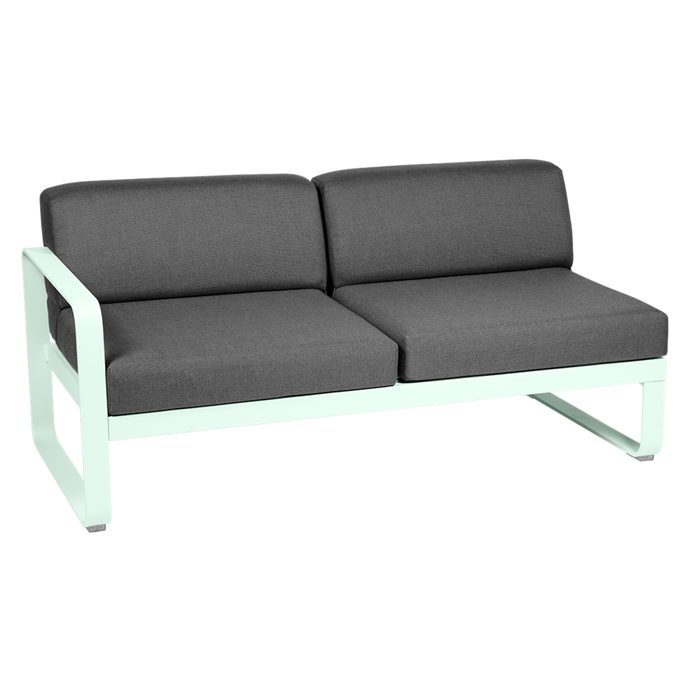 BELLEVIE 2-SEATER LEFT MODULE-GRAPHITE GREY CUSHION