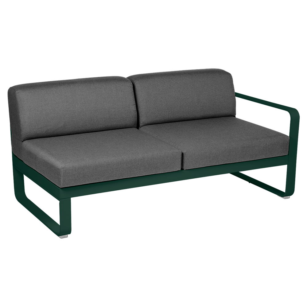 BELLEVIE 2-SEATER RIGHT MODULE-GRAPHITE GREY CUSHION