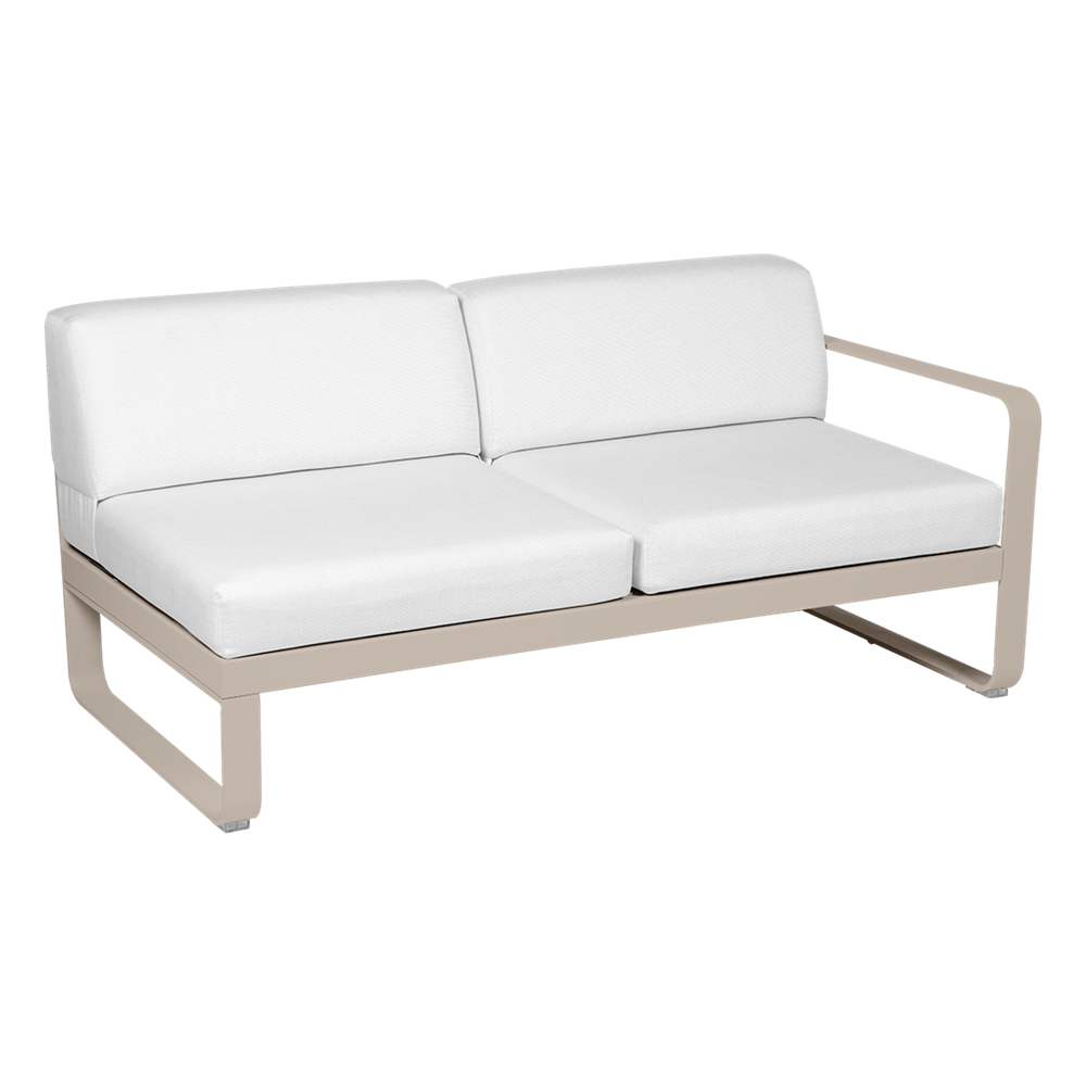 BELLEVIE 2-SEATER RIGHT MODULE-OFF WHITE CUSHION