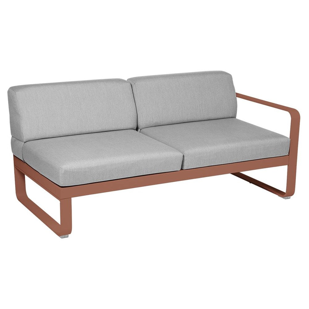 BELLEVIE 2-SEATER RIGHT MODULE-FLANNEL GREY CUSHION